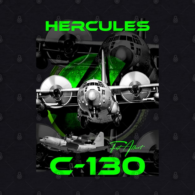 C-130 Hercules Military Aircraft by aeroloversclothing